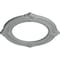 Ekena Millwork Benson Ceiling Medallion (Fits Canopies up to 8"), 13 1/8"OD x 8"ID x 5/8"P, Primed White CM13BN - alternate 2